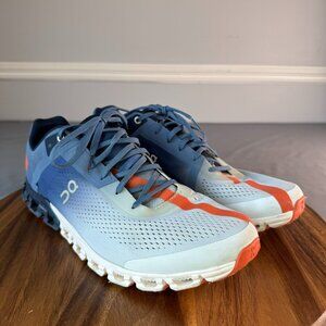 On Cloud Running Cloudflow Lake/Flare Men's 11 Sports Preppy Mesh Blue/Orange